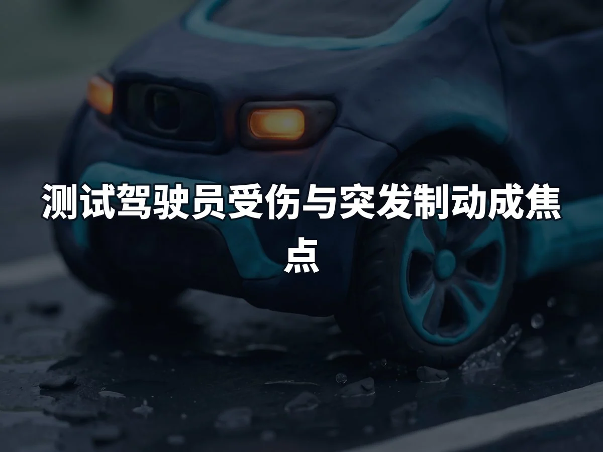 测试驾驶员受伤与突发制动成焦点