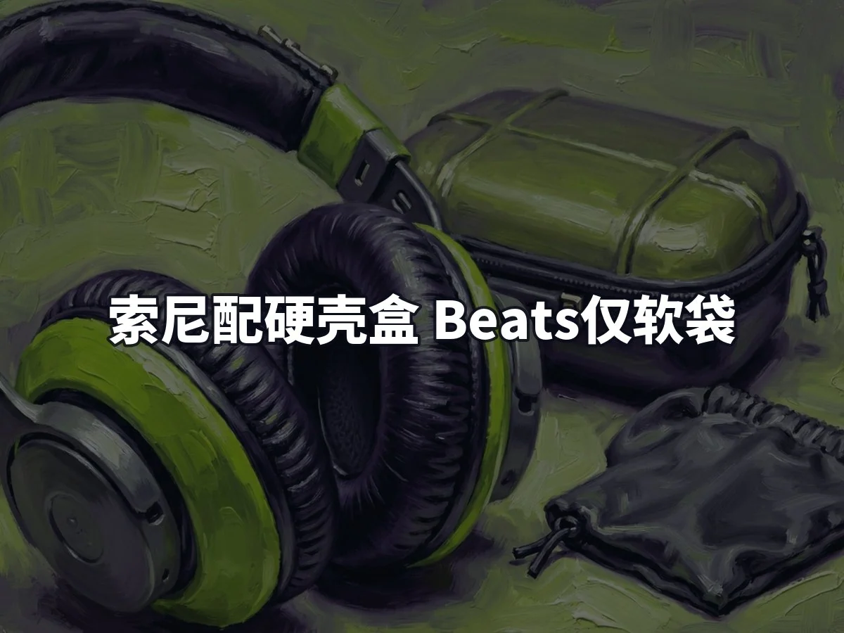 索尼配硬壳盒 Beats仅软袋