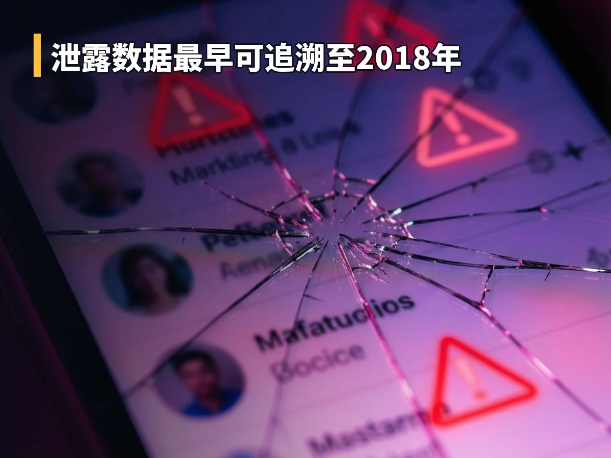 泄露数据最早可追溯至2018年