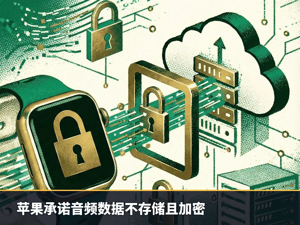 苹果承诺音频数据不存储且加密