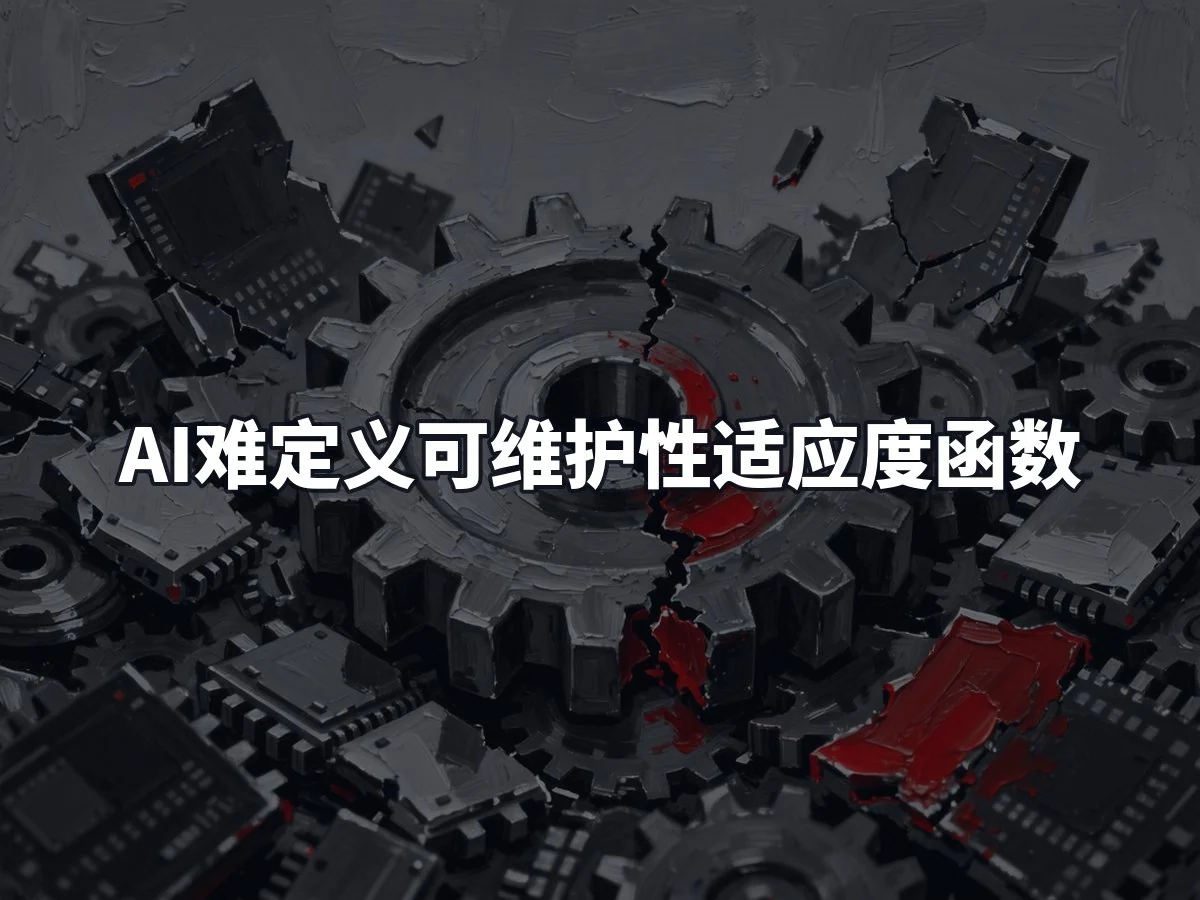 AI难定义可维护性适应度函数