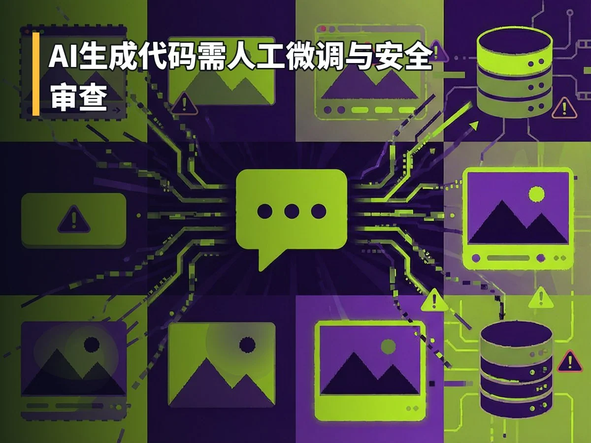 AI生成代码需人工微调与安全审查
