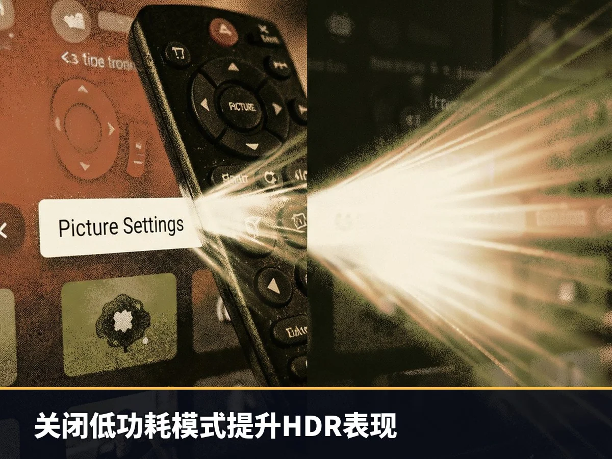 关闭低功耗模式提升HDR表现