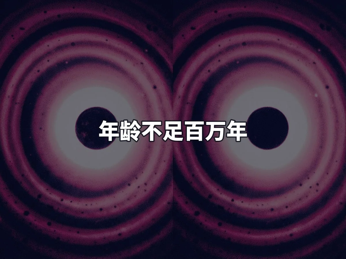 年龄不足百万年