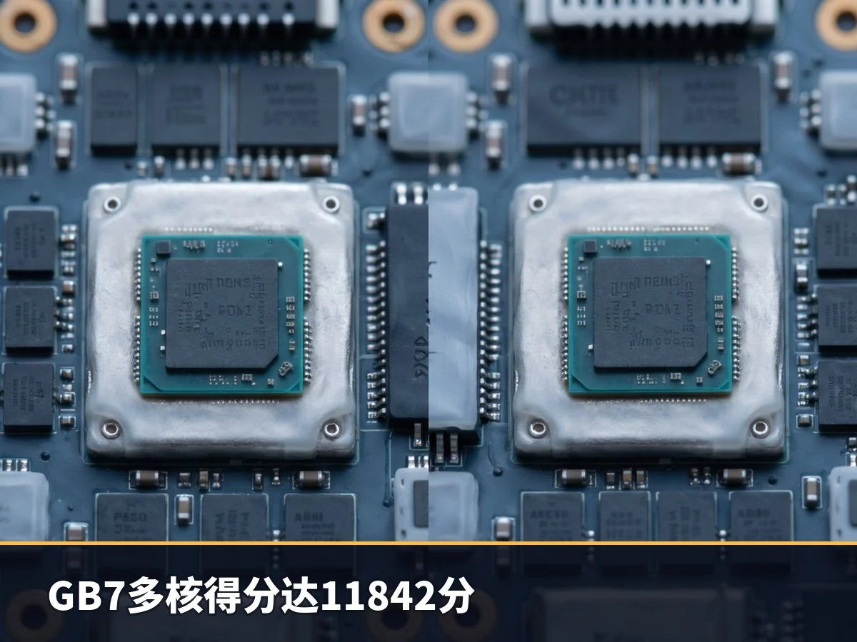 GB7多核得分达11842分