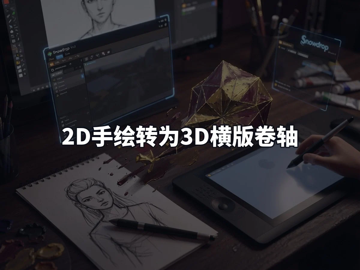 2D手绘转为3D横版卷轴