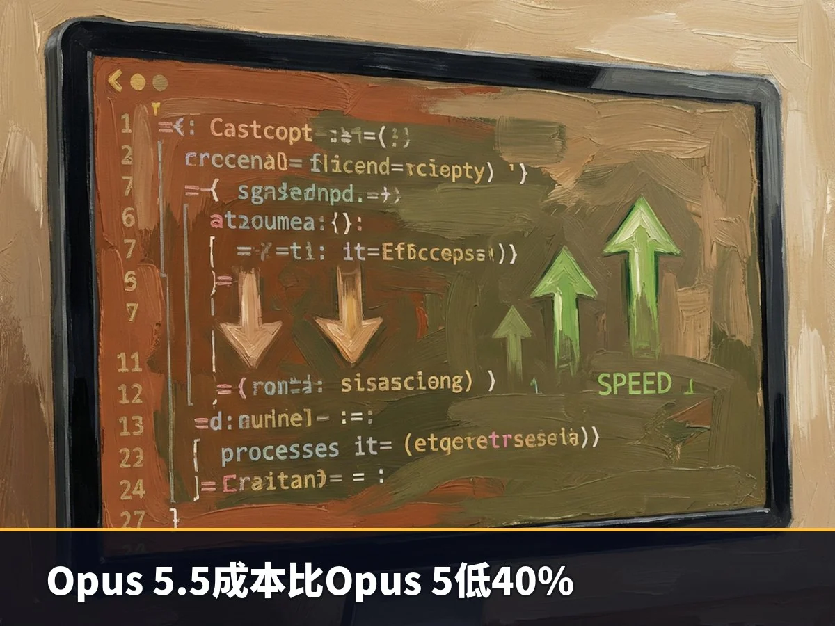 Opus 5.5成本比Opus 5低40%