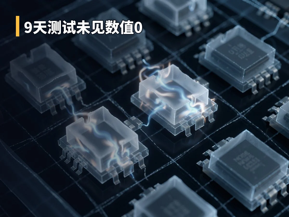 9天测试未见数值0