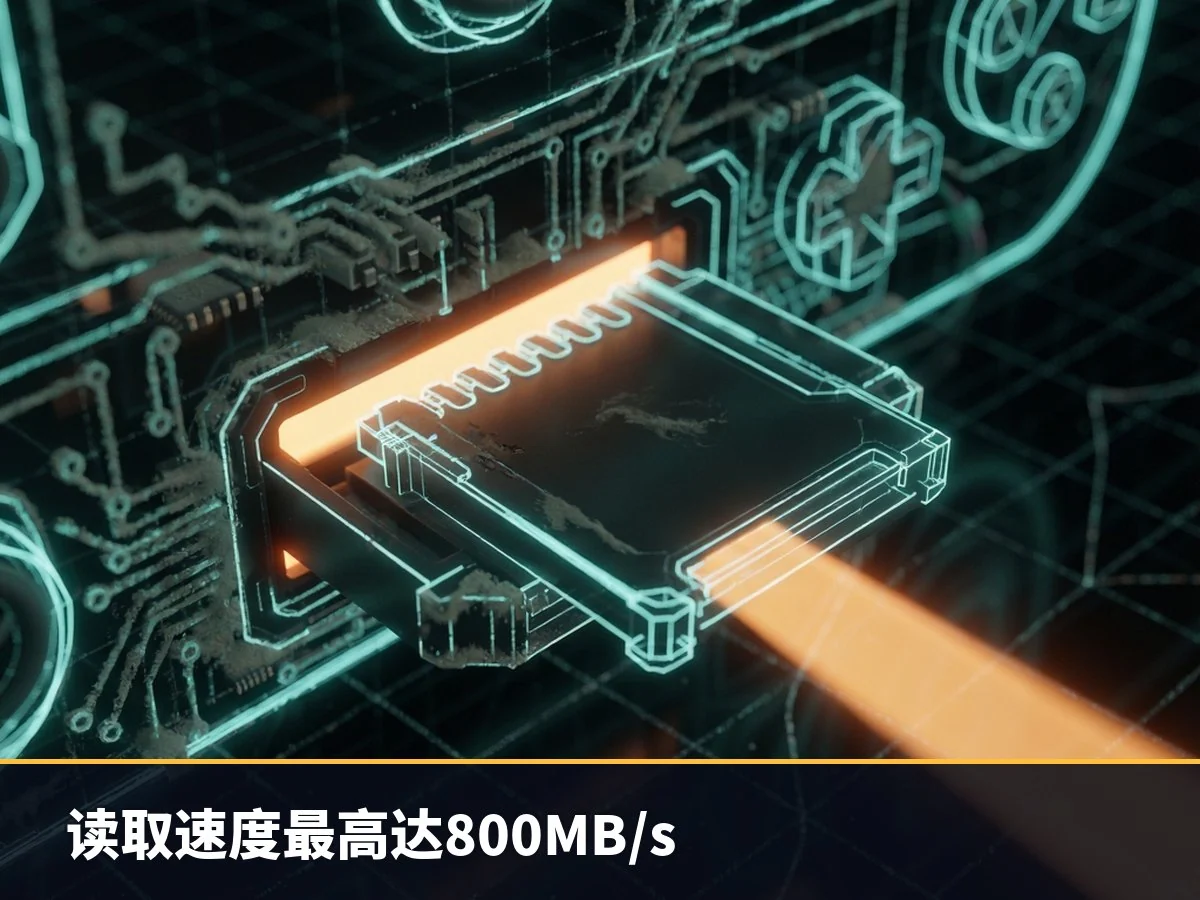 读取速度最高达800MB/s