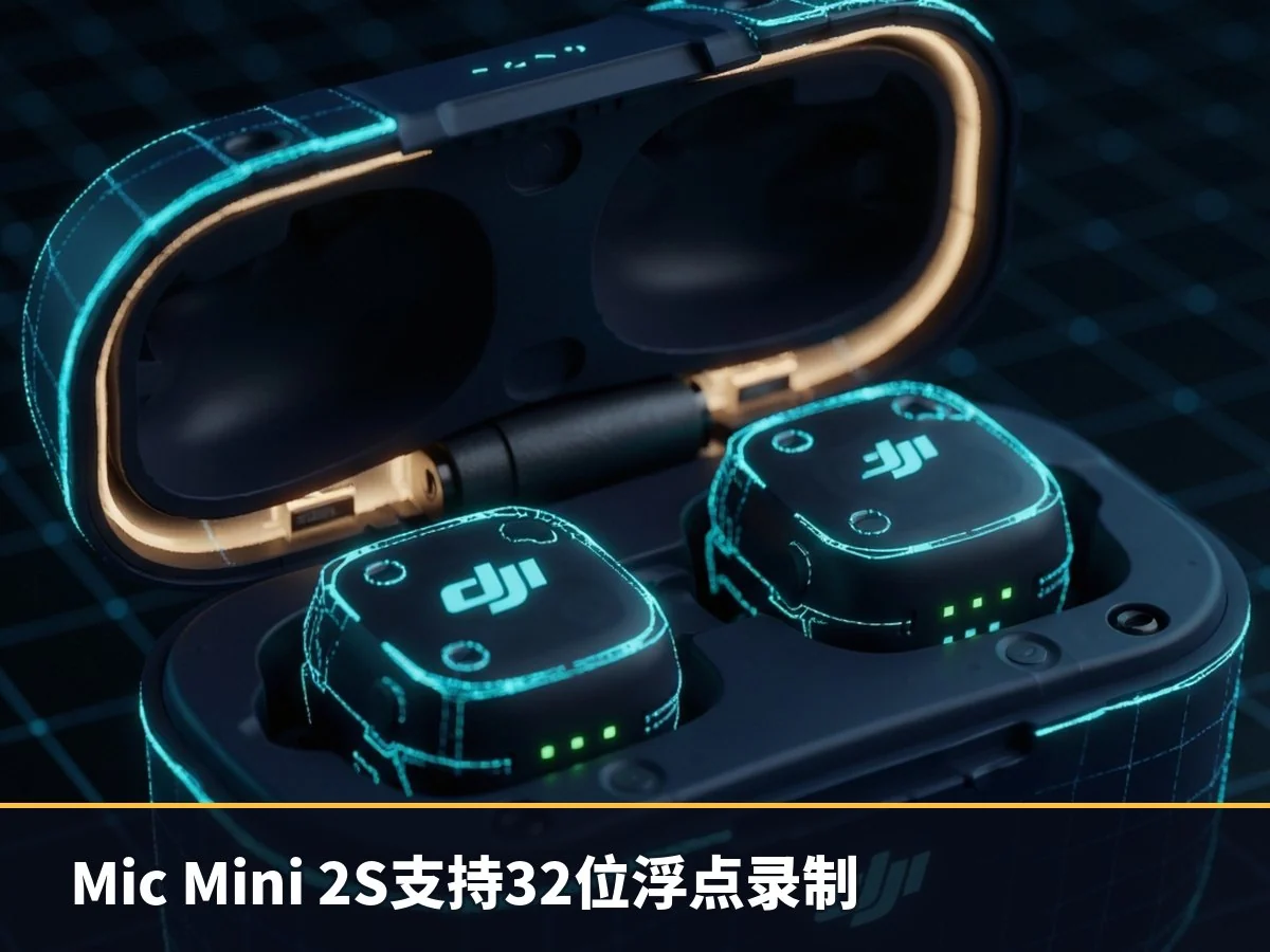 Mic Mini 2S支持32位浮点录制