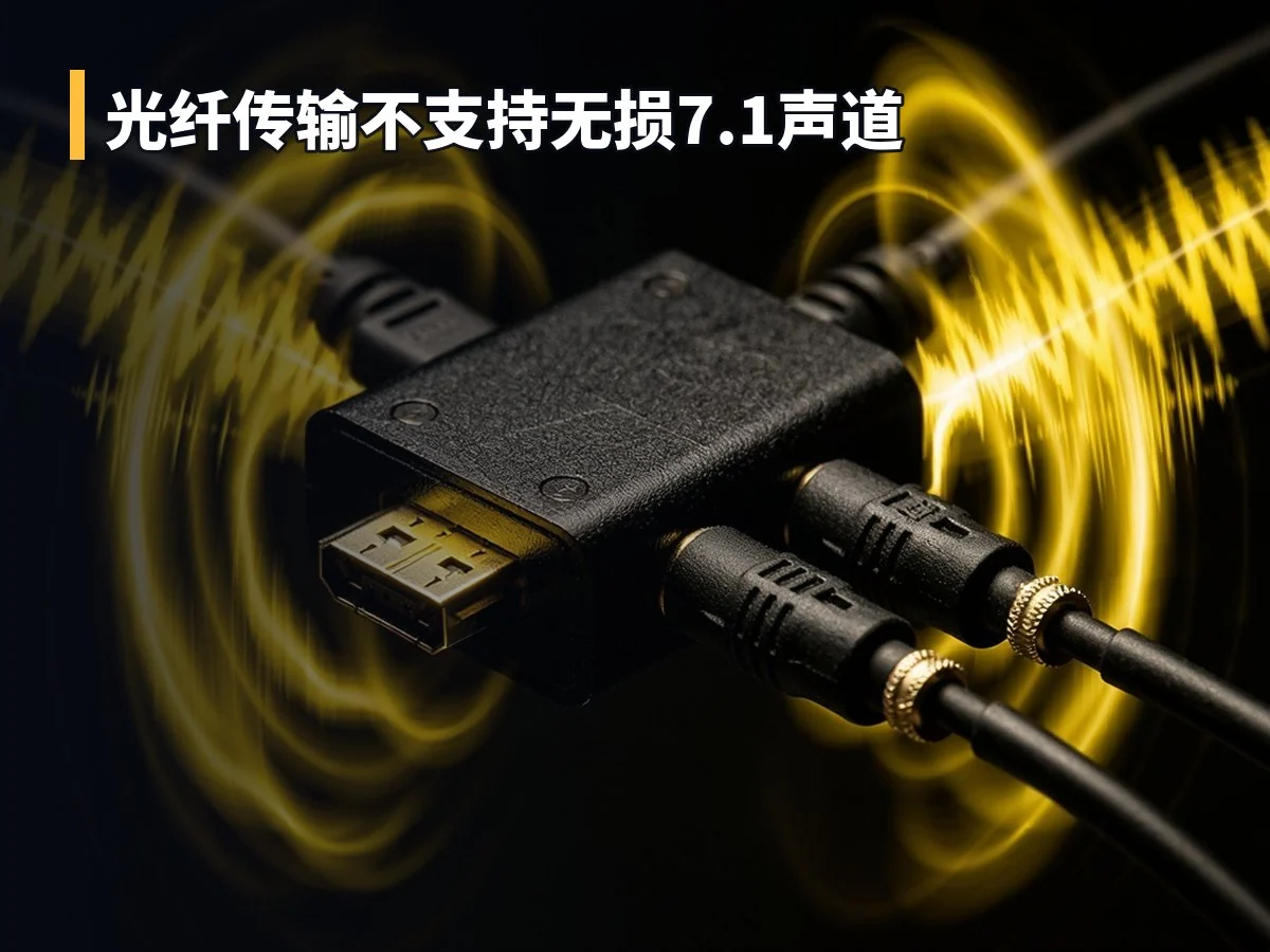 光纤传输不支持无损7.1声道