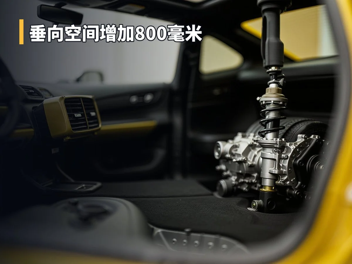 垂向空间增加800毫米