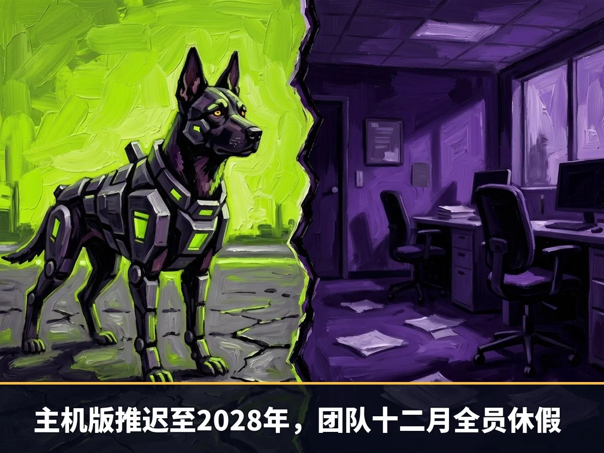 主机版推迟至2028年，团队十二月全员休假