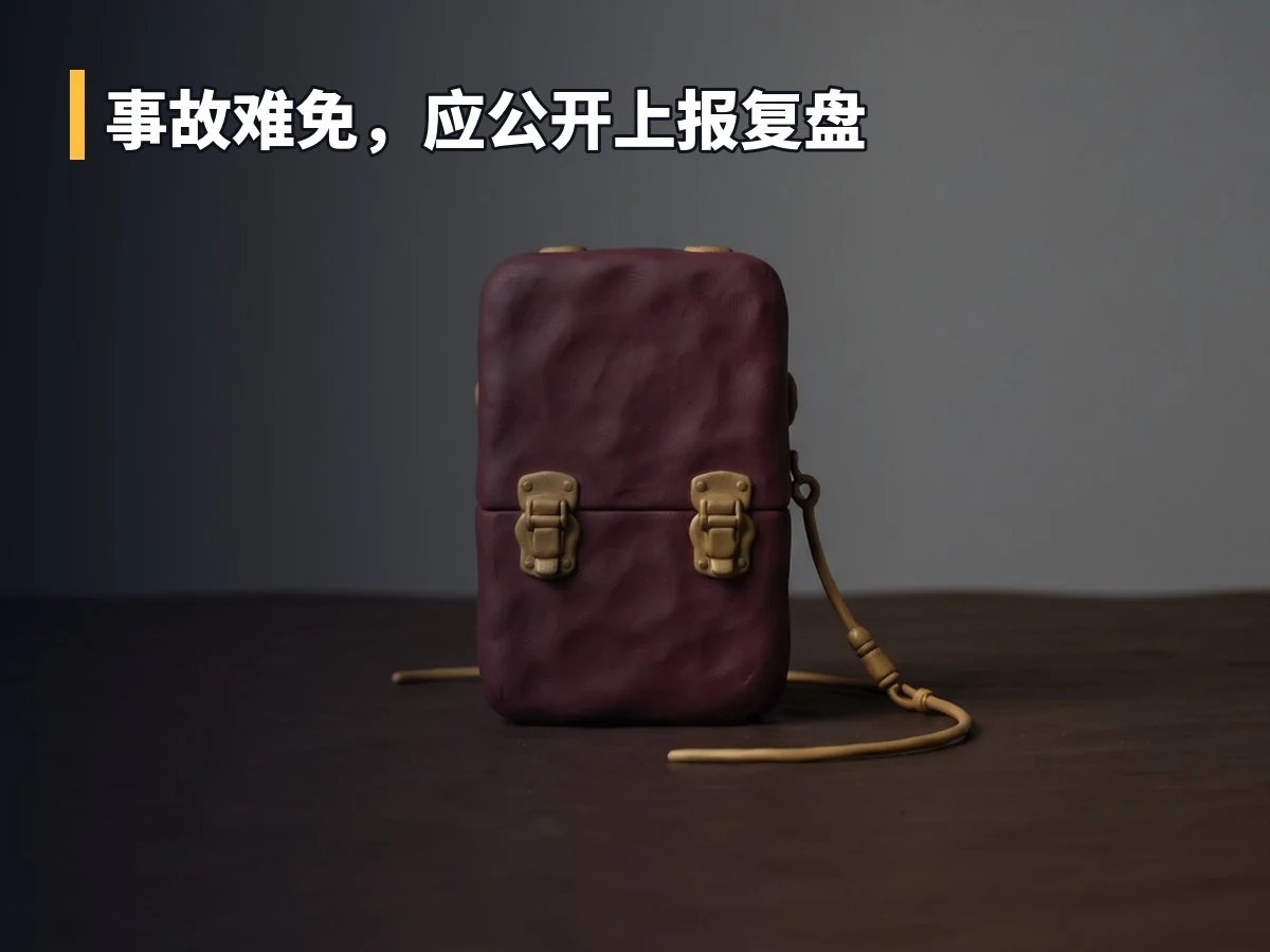 事故难免,应公开上报复盘