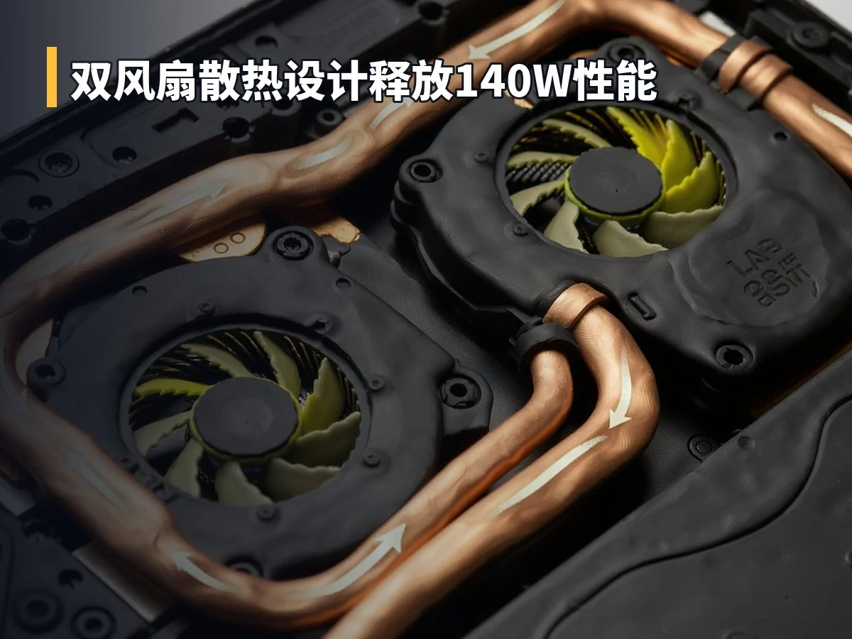 双风扇散热设计释放140W性能