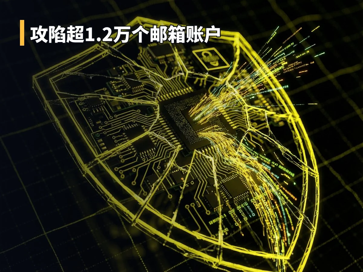攻陷超1.2万个邮箱账户