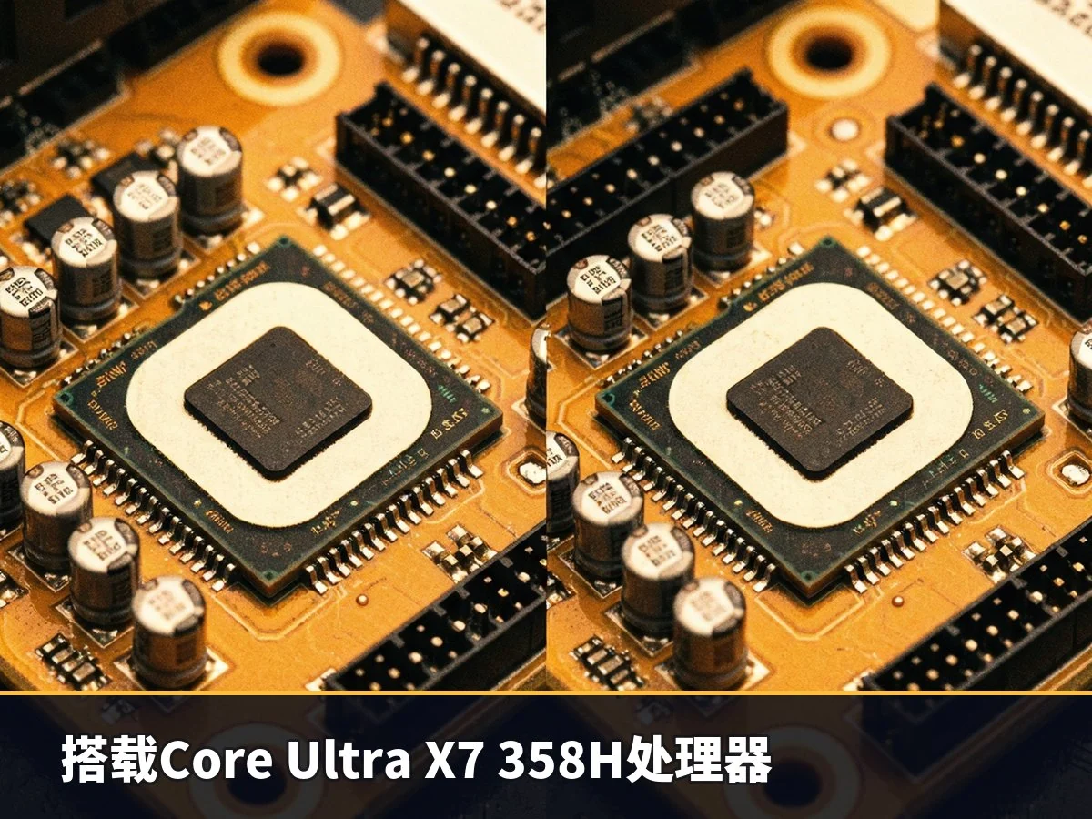 搭载Core Ultra X7 358H处理器