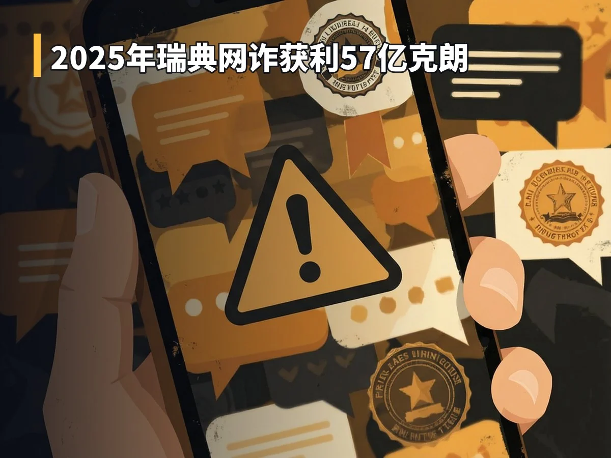 2025年瑞典网诈获利57亿克朗