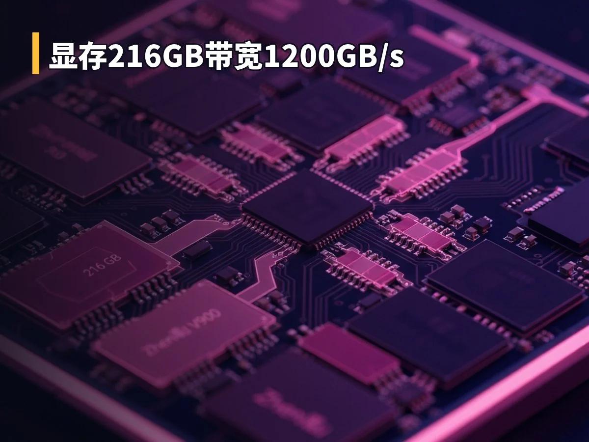 显存216GB带宽1200GB/s