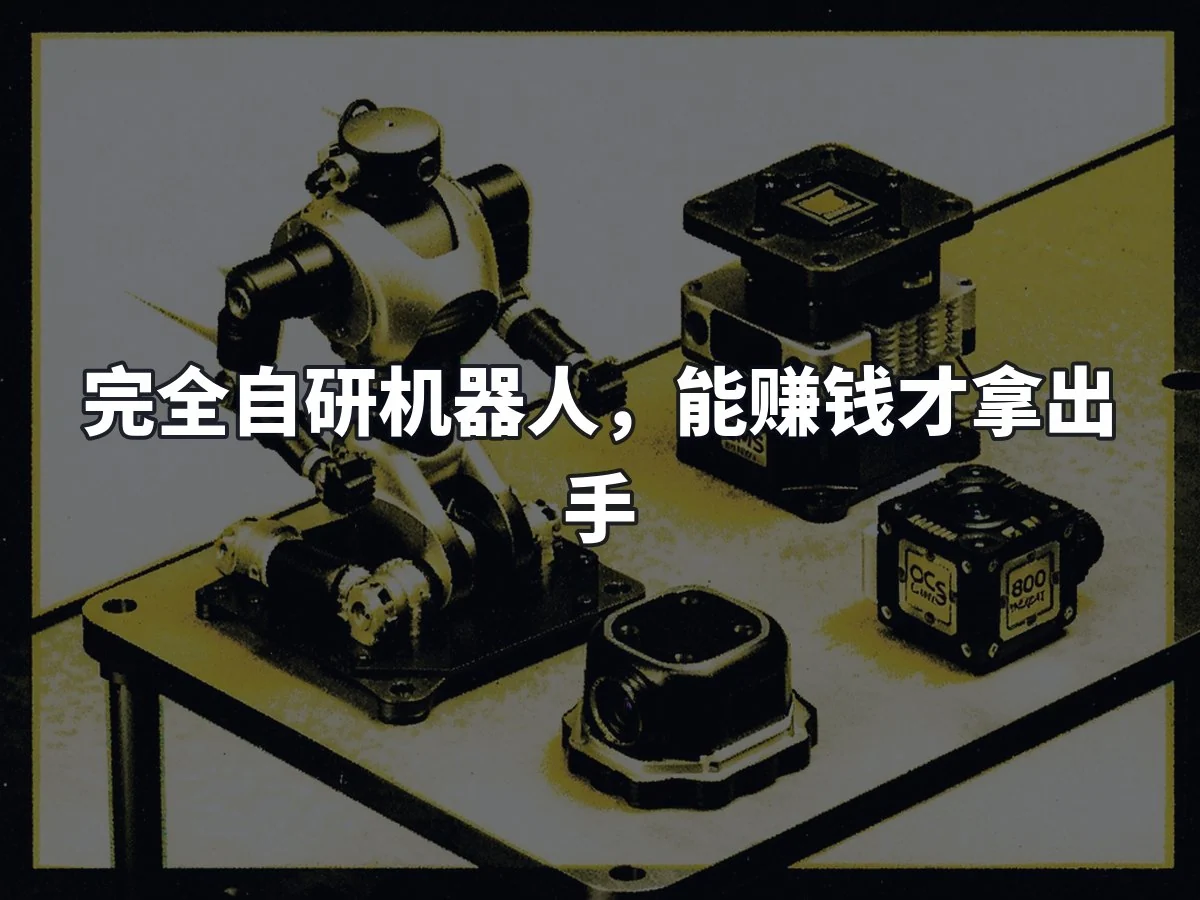 完全自研机器人,能赚钱才拿出手