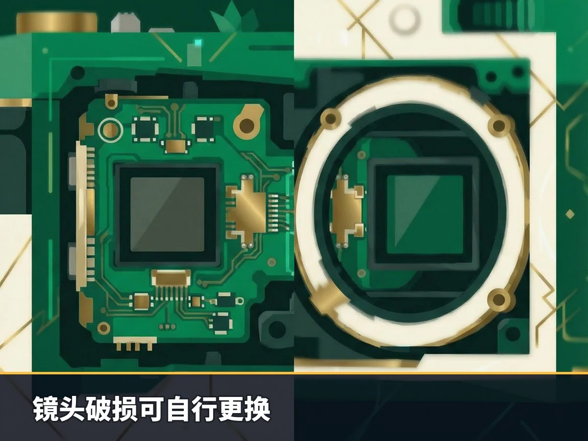 镜头破损可自行更换