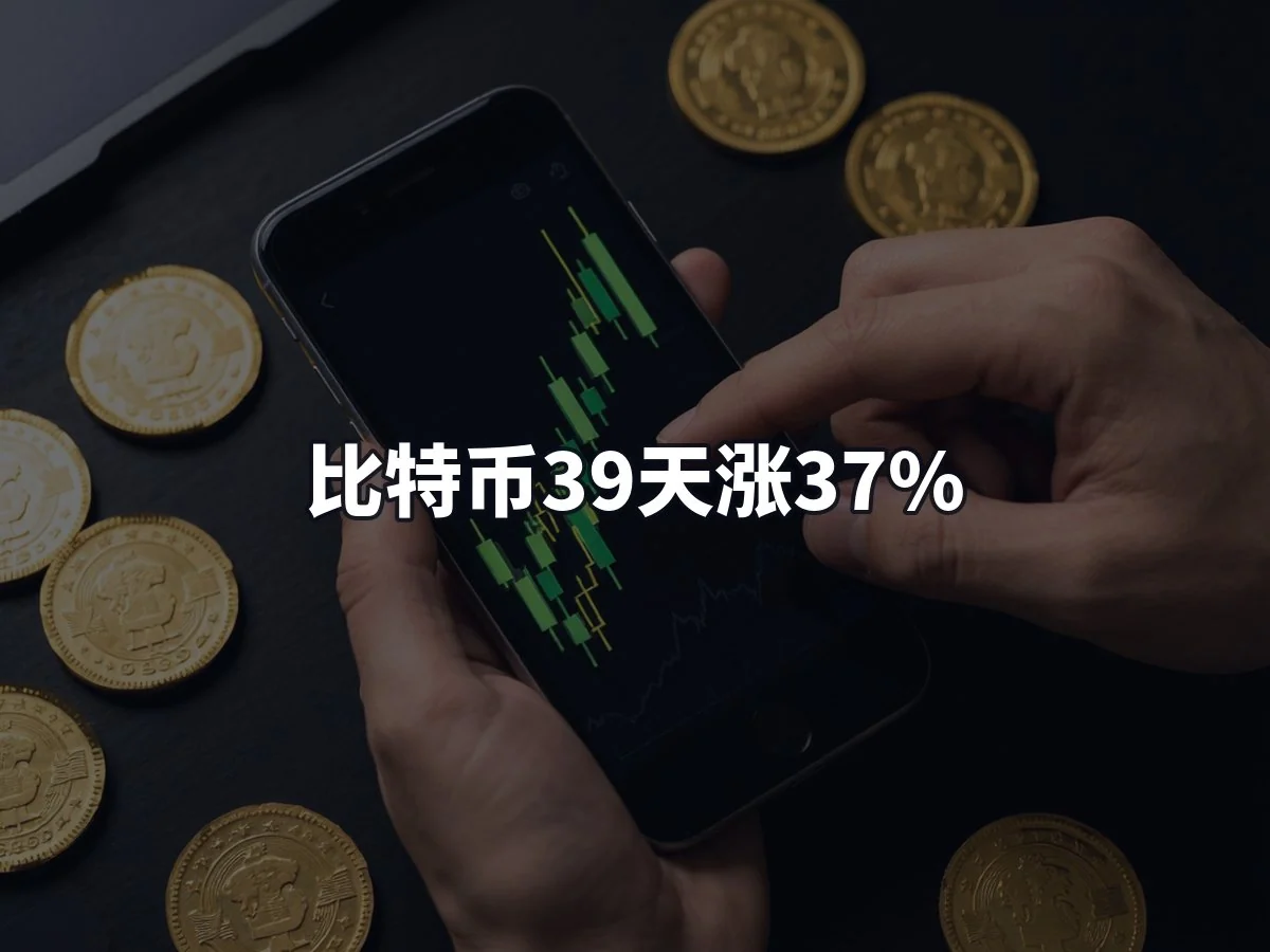 比特币39天涨37%