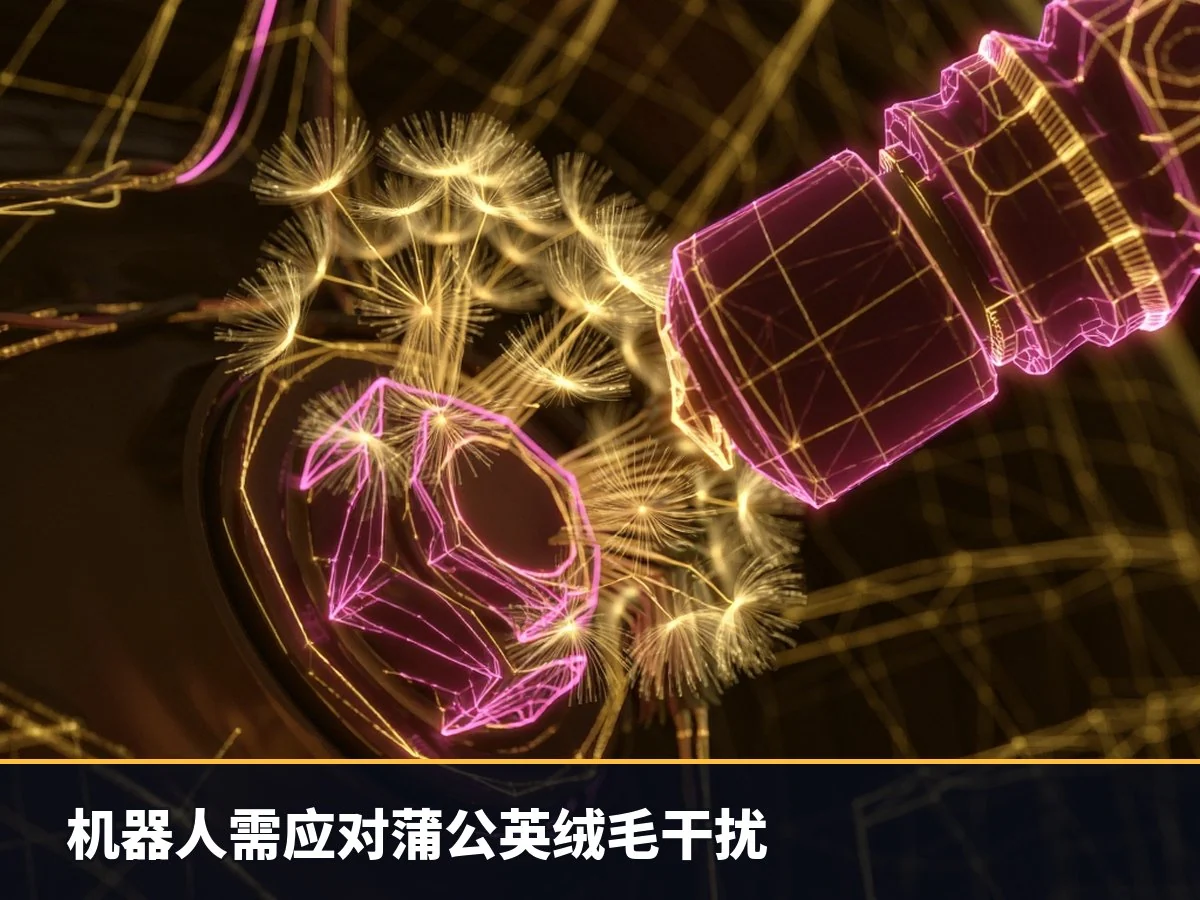 机器人需应对蒲公英绒毛干扰
