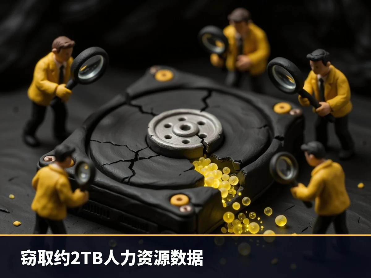 窃取约2TB人力资源数据
