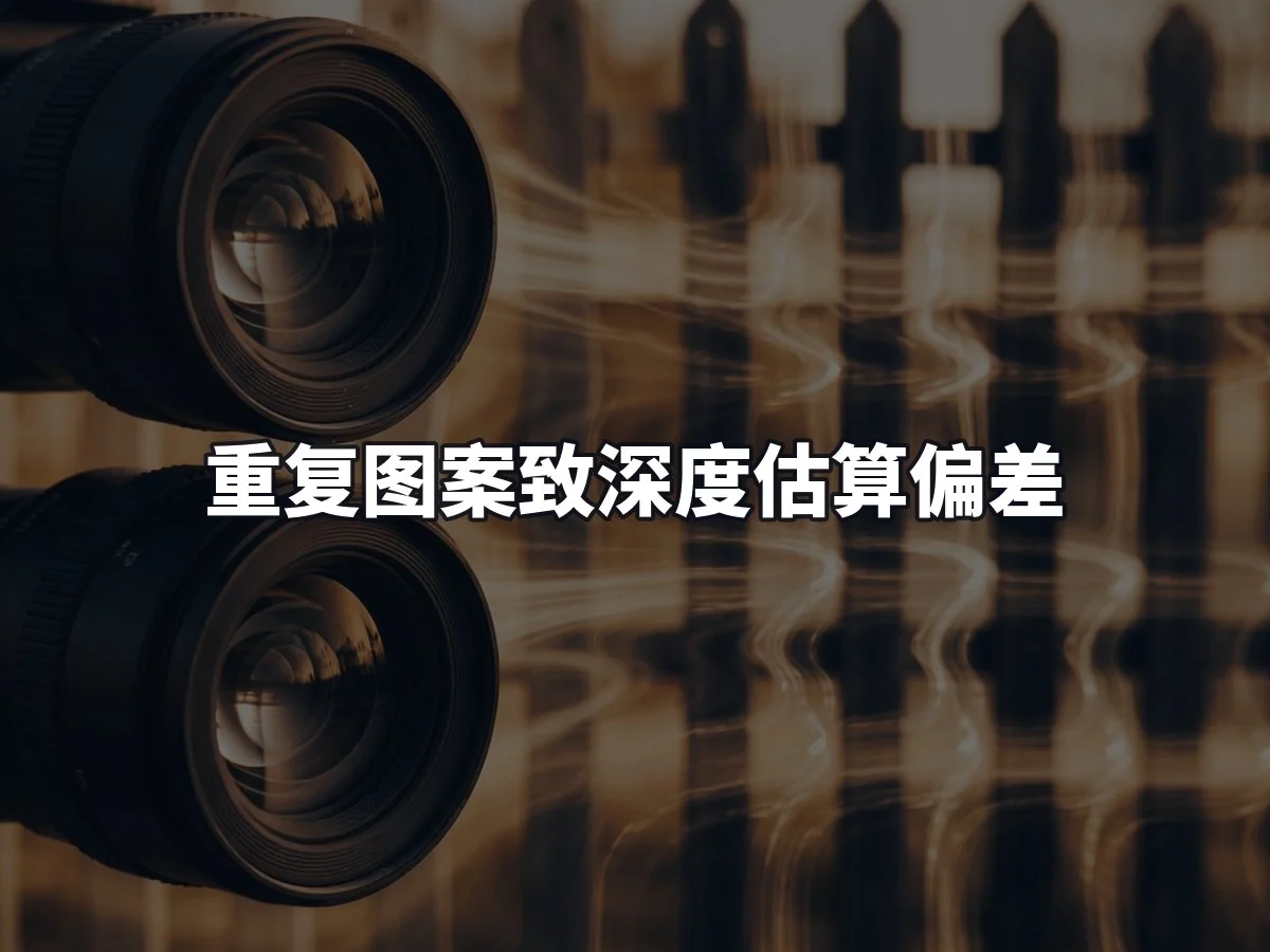 重复图案致深度估算偏差