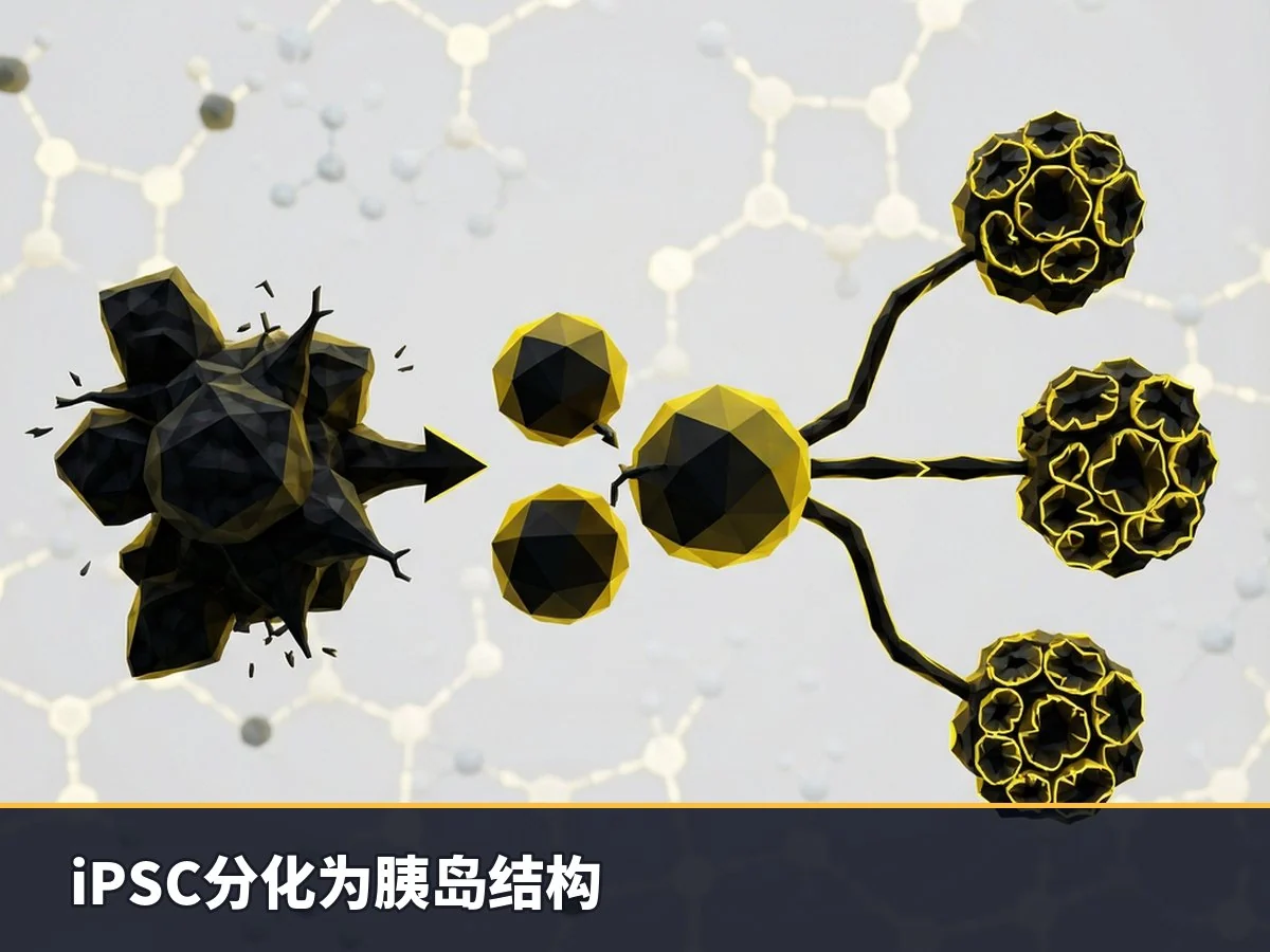 iPSC分化为胰岛结构