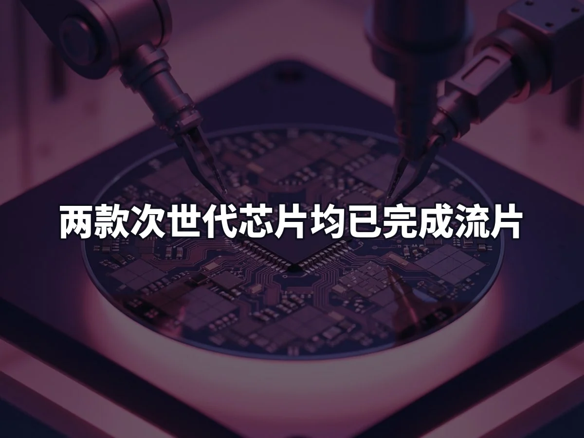 两款次世代芯片均已完成流片