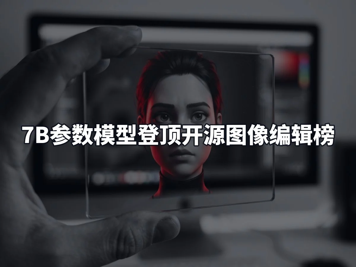 7B参数模型登顶开源图像编辑榜