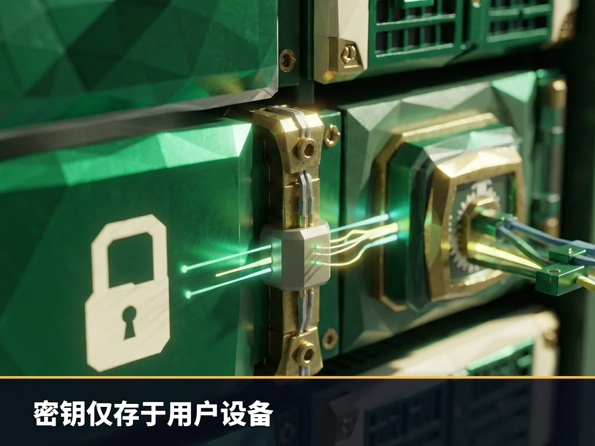 密钥仅存于用户设备