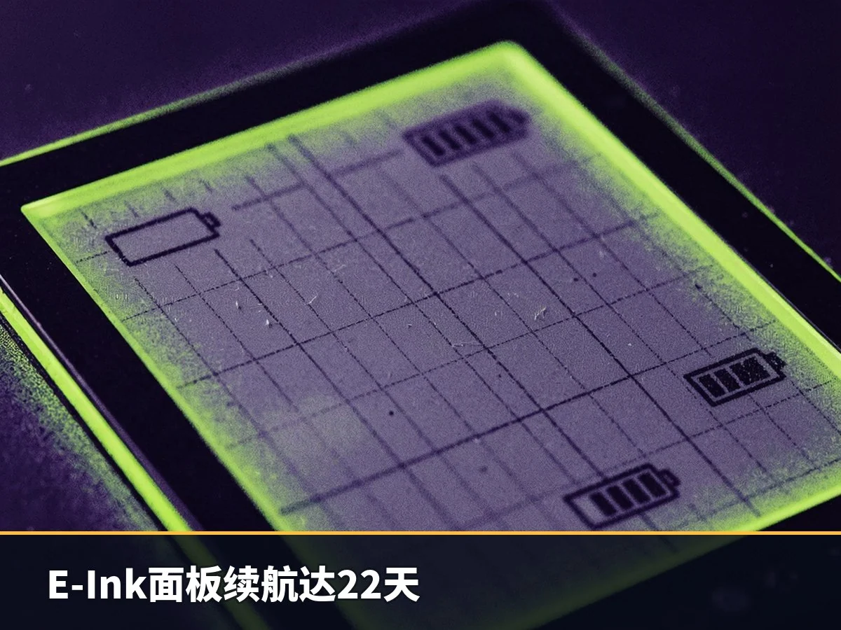 E-Ink面板续航达22天
