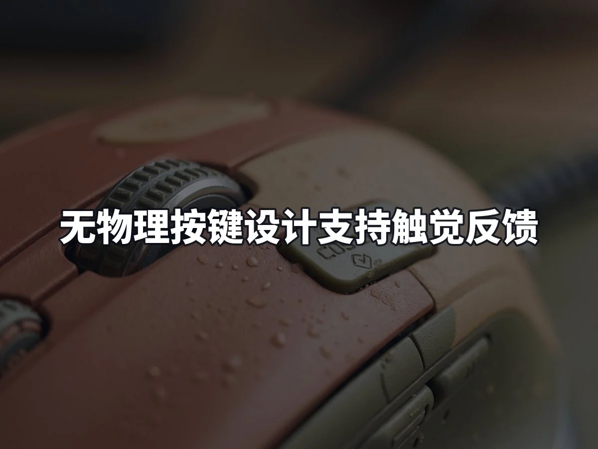 无物理按键设计支持触觉反馈