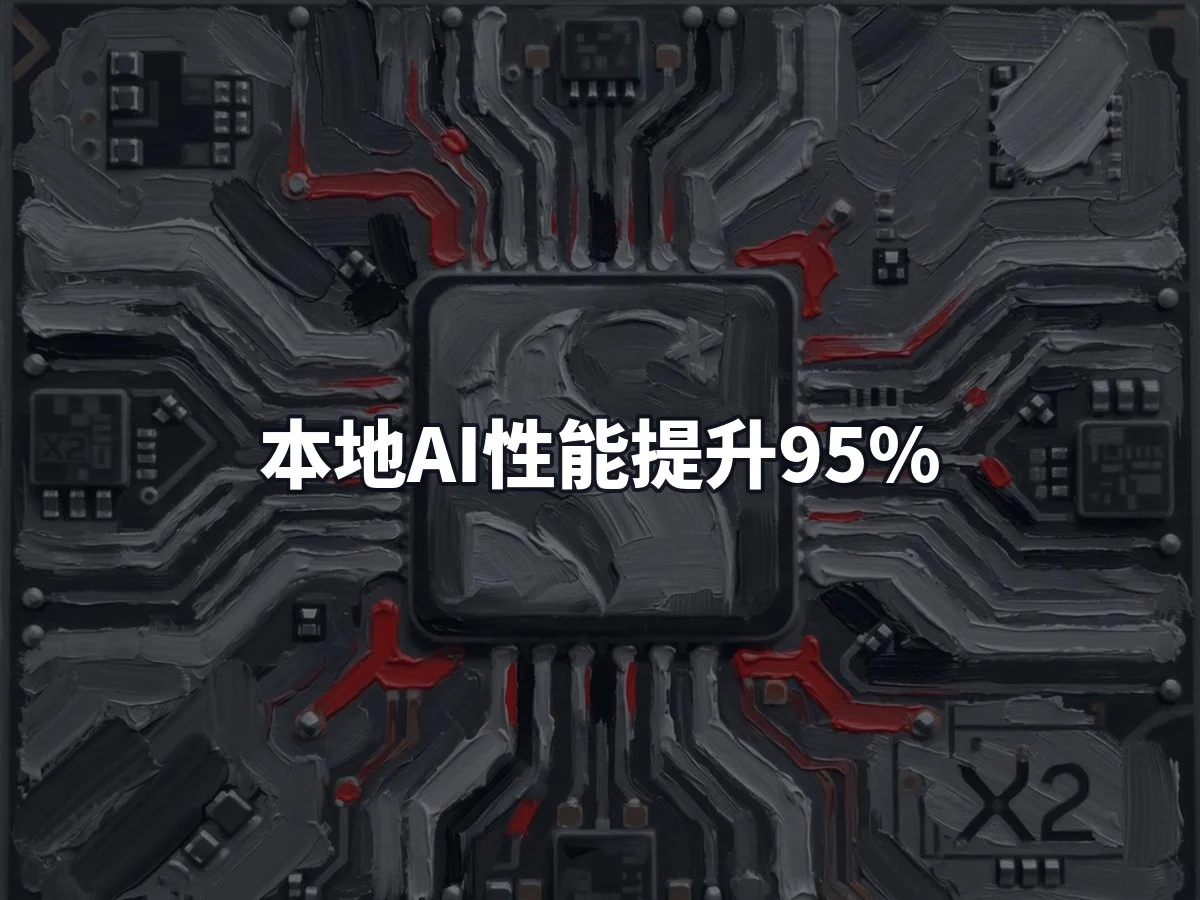 本地AI性能提升95%