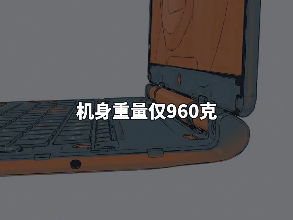 机身重量仅960克