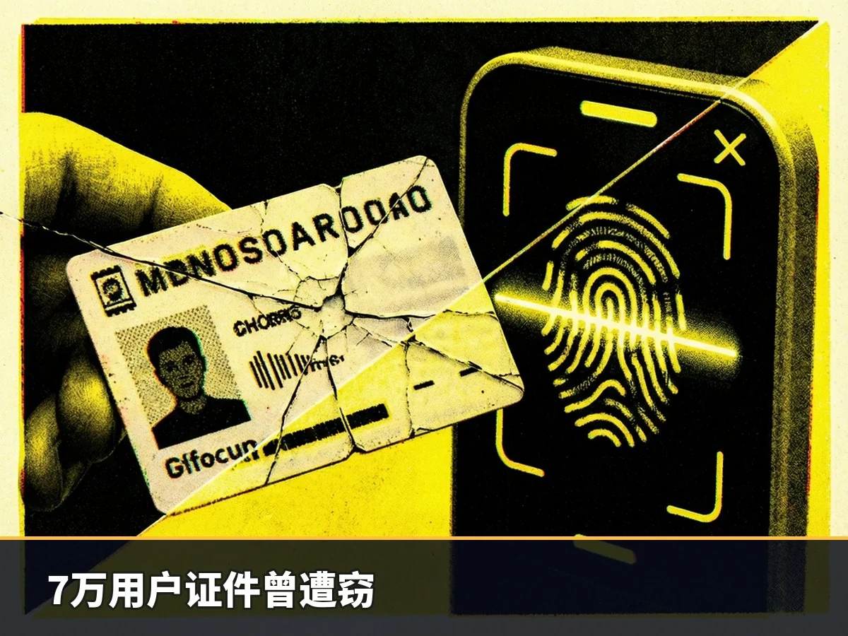 7万用户证件曾遭窃