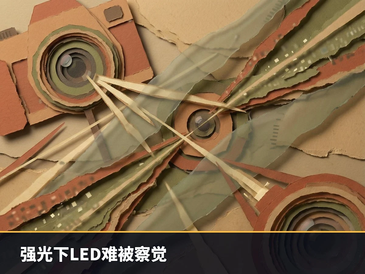 强光下LED难被察觉