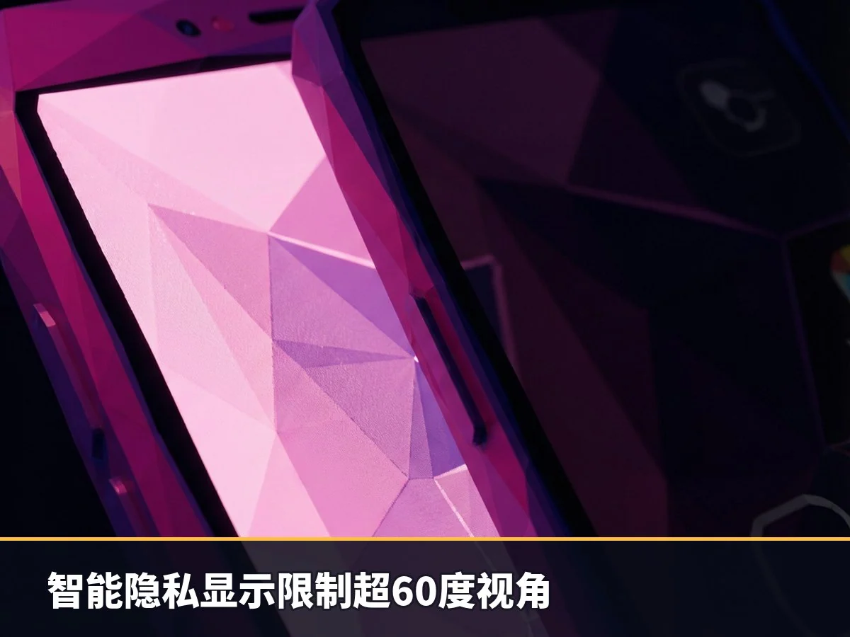智能隐私显示限制超60度视角