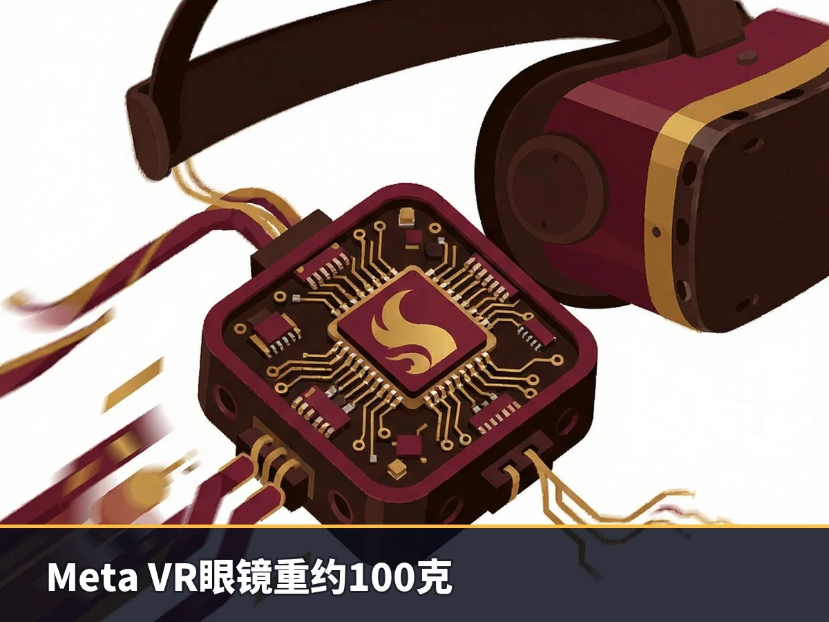 Meta VR眼镜重约100克