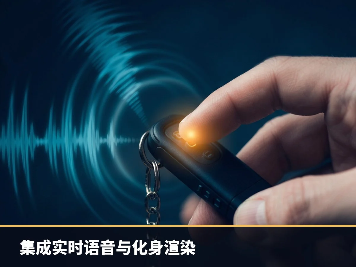 集成实时语音与化身渲染
