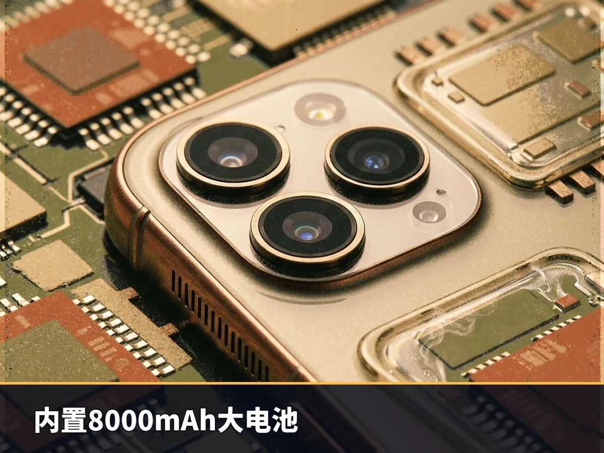 内置8000mAh大电池