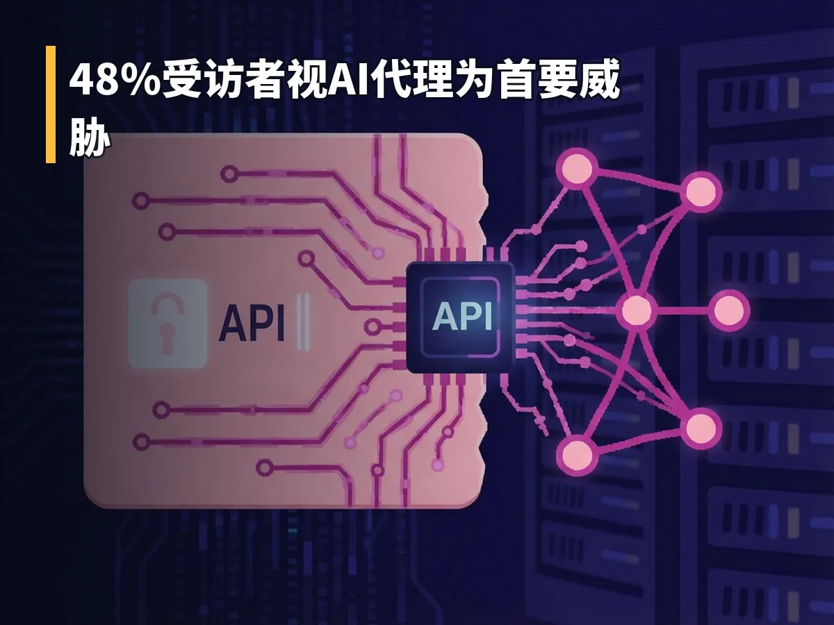 48%受访者视AI代理为首要威胁