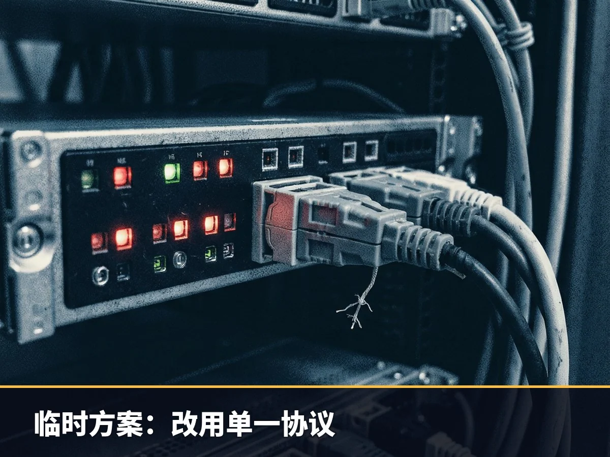 临时方案:改用单一协议