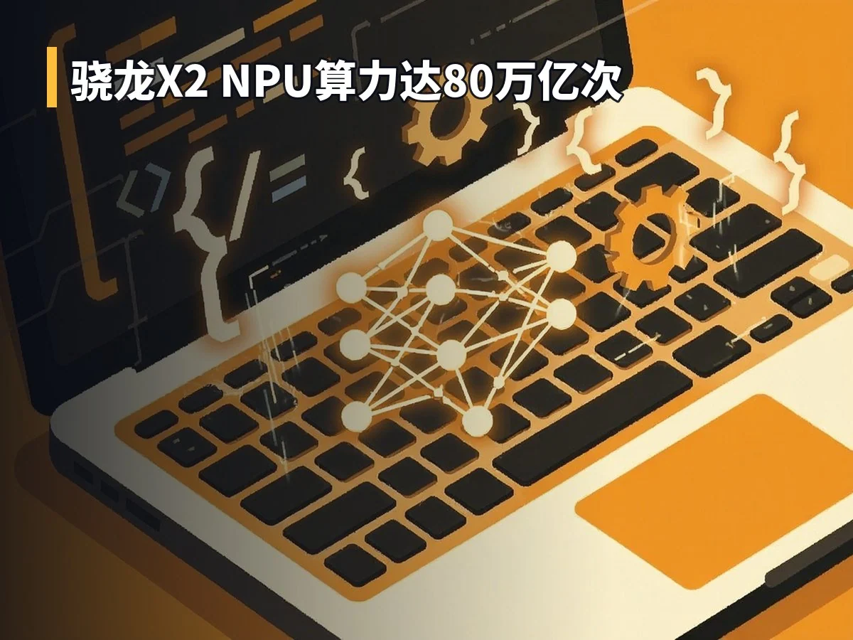 骁龙X2 NPU算力达80万亿次