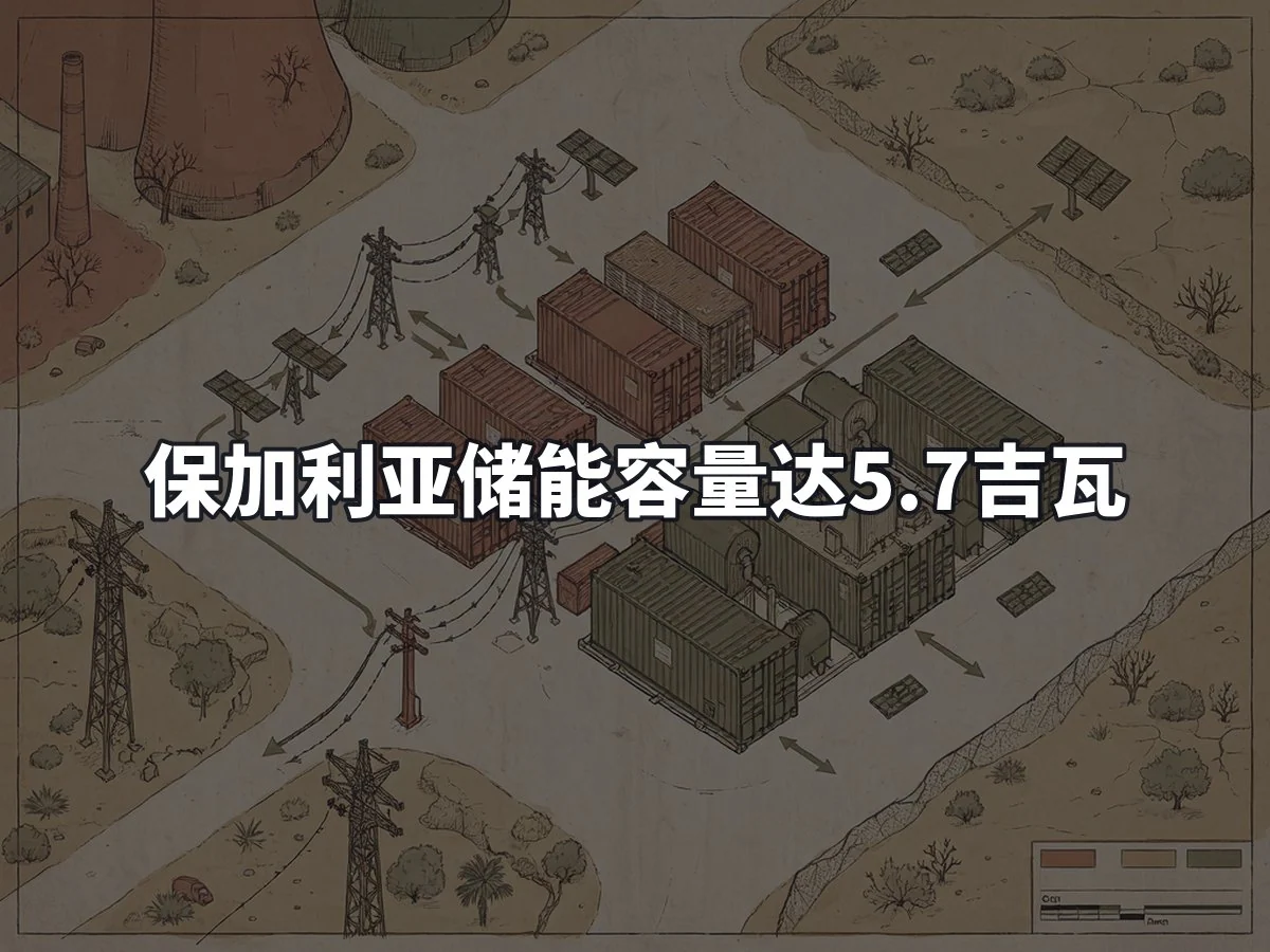 保加利亚储能容量达5.7吉瓦