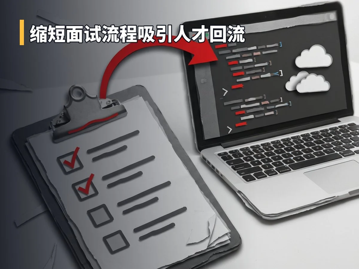 缩短面试流程吸引人才回流