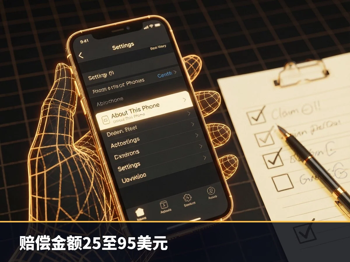 赔偿金额25至95美元
