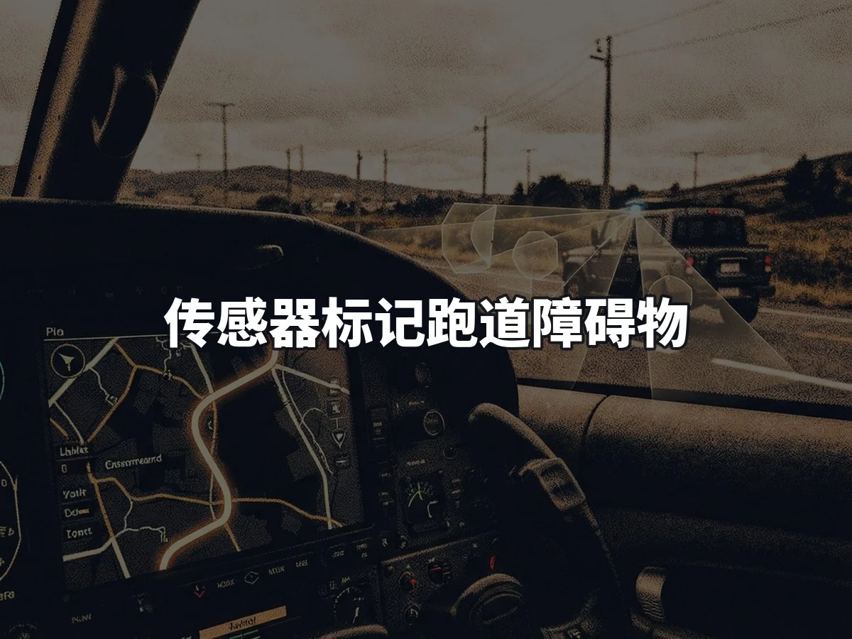 传感器标记跑道障碍物
